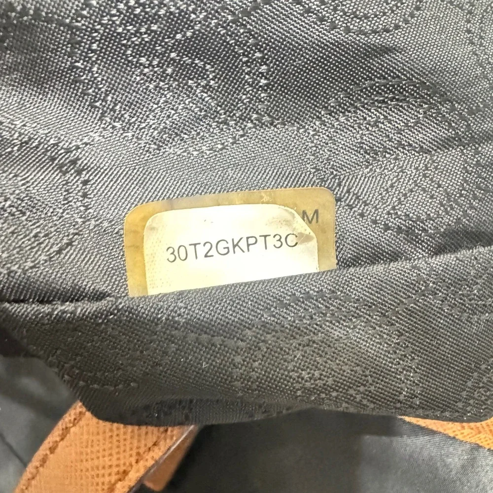 Michael Kors Kempton Nylon Tote Womens Large Black‎ Brown Excellent 30T2GKPT3C